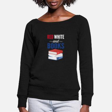 red white and blue sweatshirt
